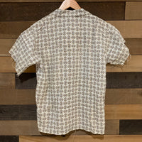 1950’s Patterned Short Sleeve Camp Collar Shirt