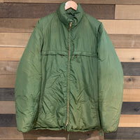 1960's Faded Green ALP Sport Puffer Jacket Large