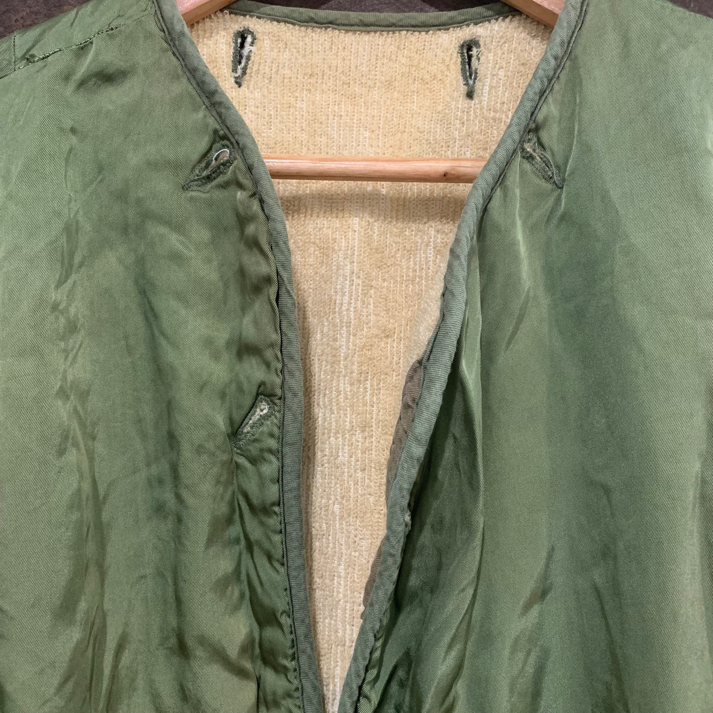 1950's Sun Faded M-1951 Field Jacket Liner Medium