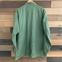 1960's Vietnam War OG-107 Fatigue Shirt XL