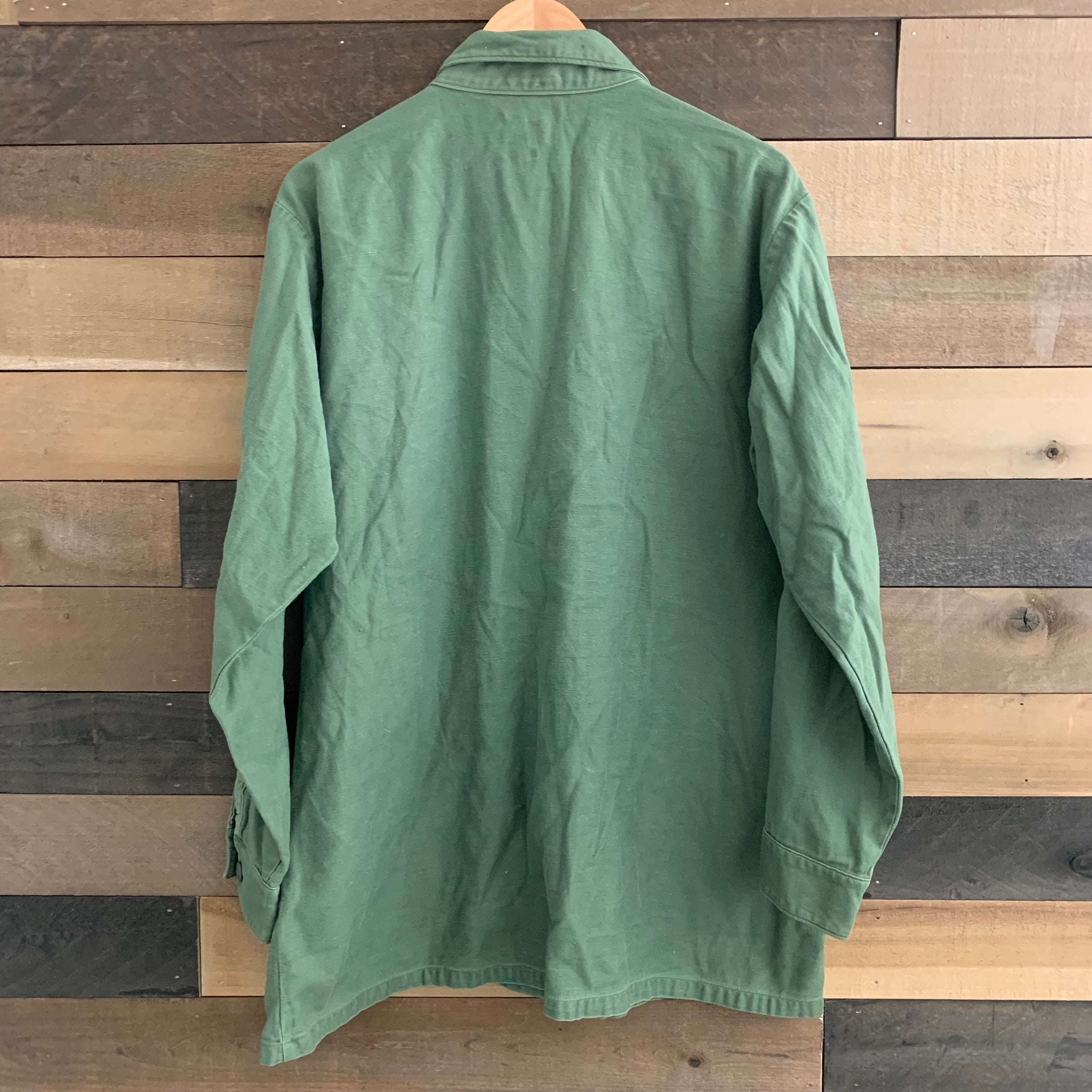 1960's Vietnam War OG-107 Fatigue Shirt XL