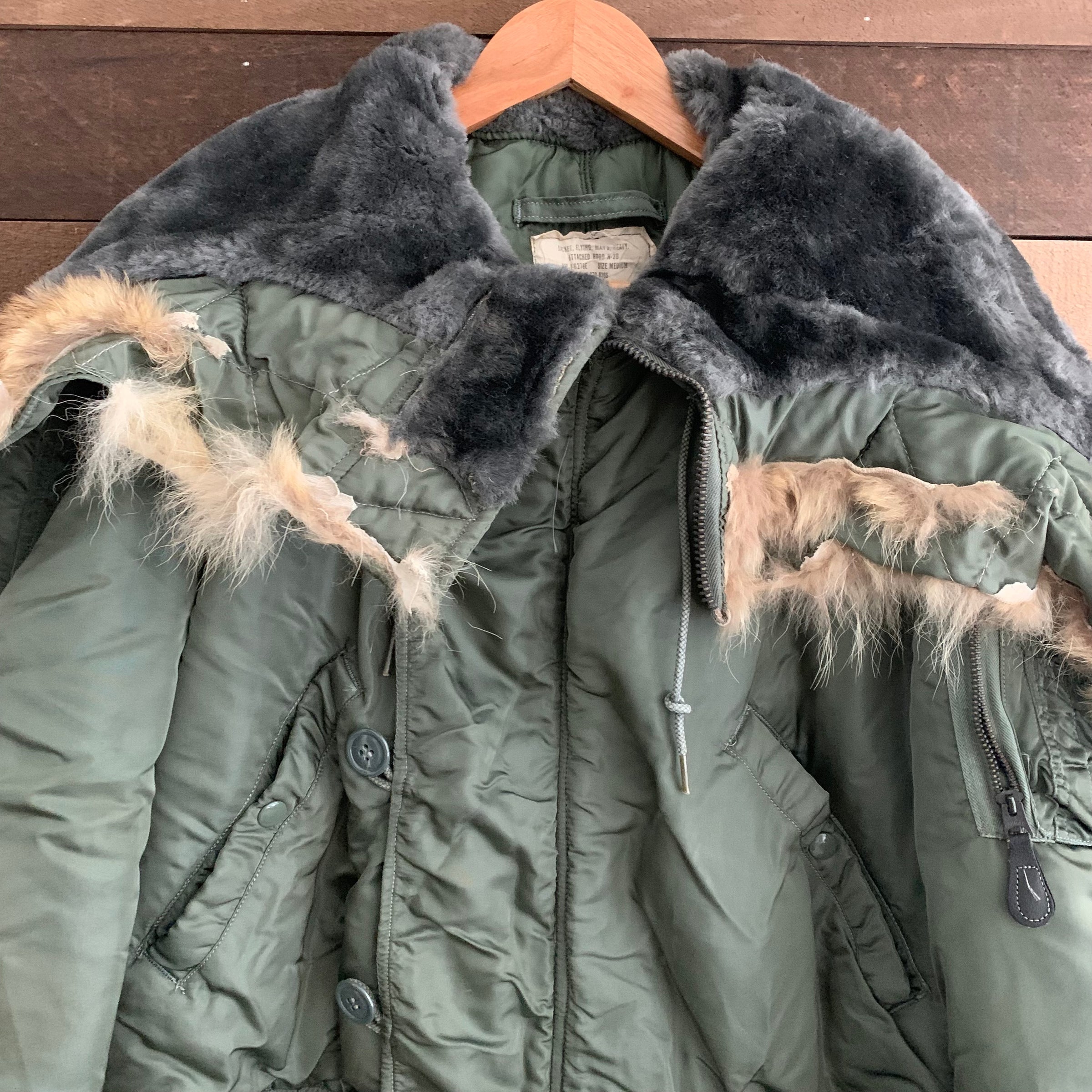 1960's Vietnam War Era N-2B Flight Jacket Medium