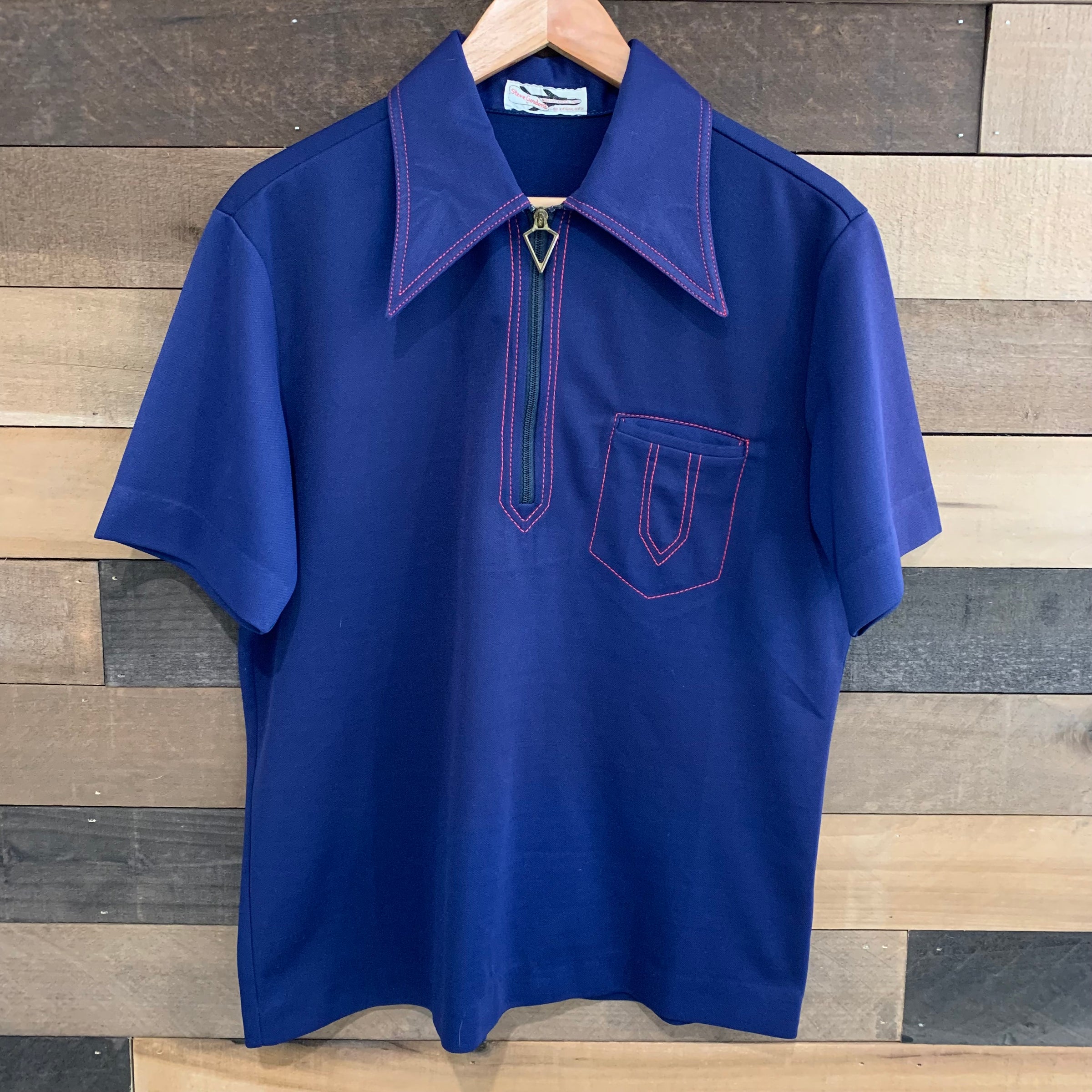 1950’s/1960’s Airport Men’s Shop Short Sleeve Pullover Shirt Large