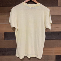 1980's Paper Thin Yellow MCBC Ballet T-Shirt Small