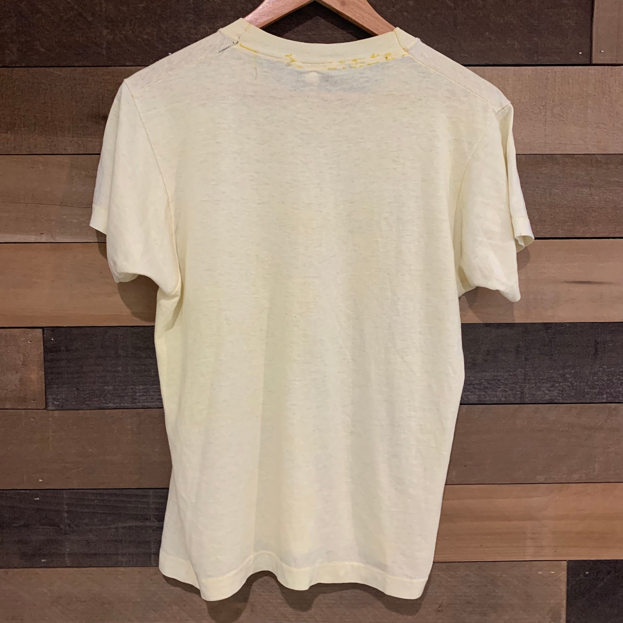 1980's Paper Thin Yellow MCBC Ballet T-Shirt Small