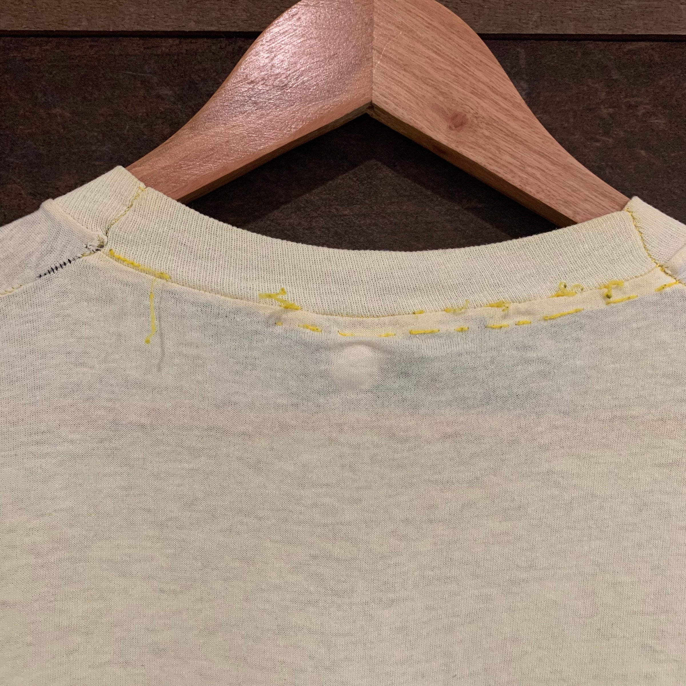 1980's Paper Thin Yellow MCBC Ballet T-Shirt Small