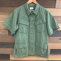 1960's Vietnam War Short Sleeve Ripstop Jungle Jacket Medium Short