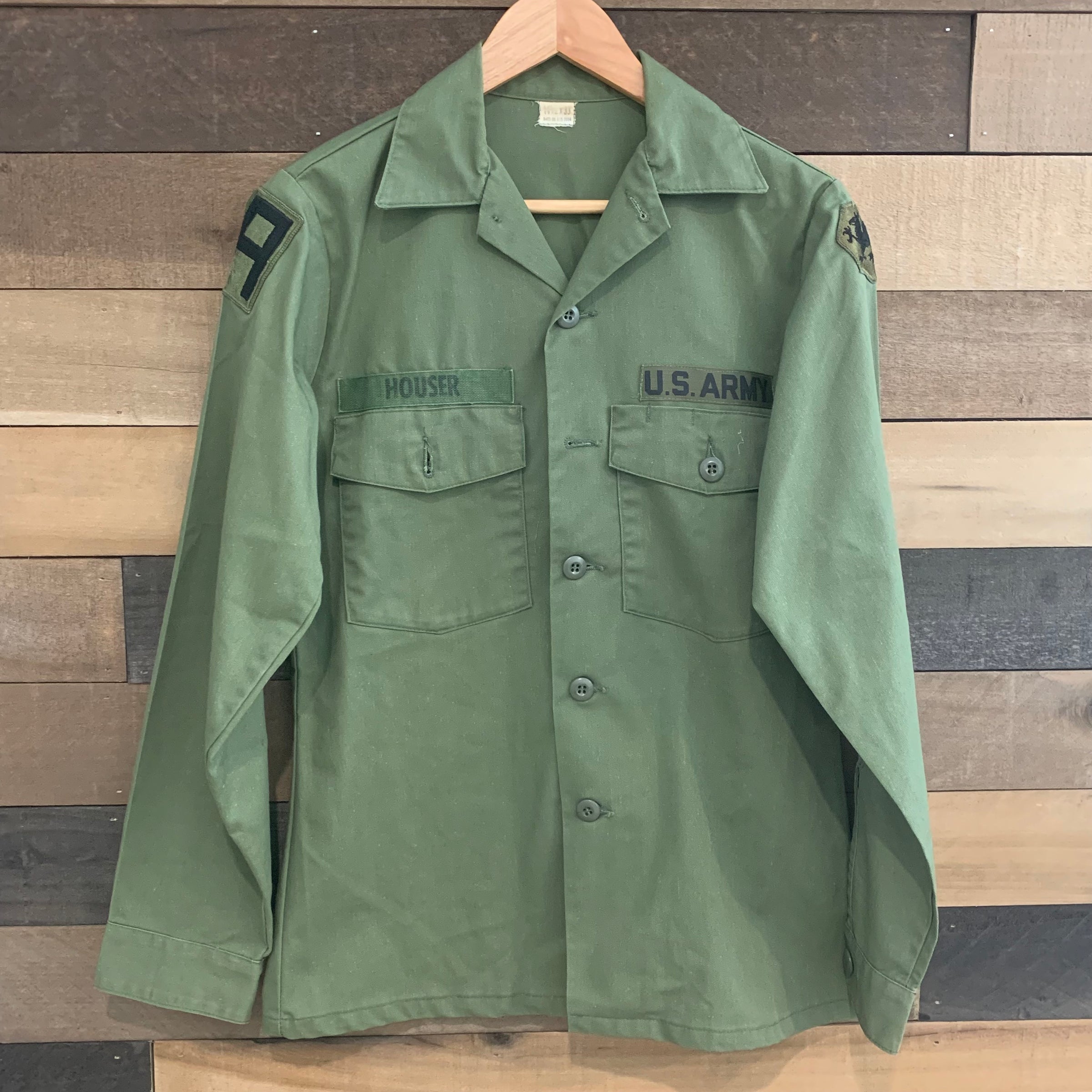 1960's/1970's Vietnam War Era Third Pattern OG-107 Fatigue Shirt Small