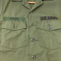 1960's/1970's Vietnam War Era Third Pattern OG-107 Fatigue Shirt Small