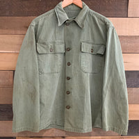 1940's/1950's Fourth Pattern US Military HBT Fatigue Jacket M/L