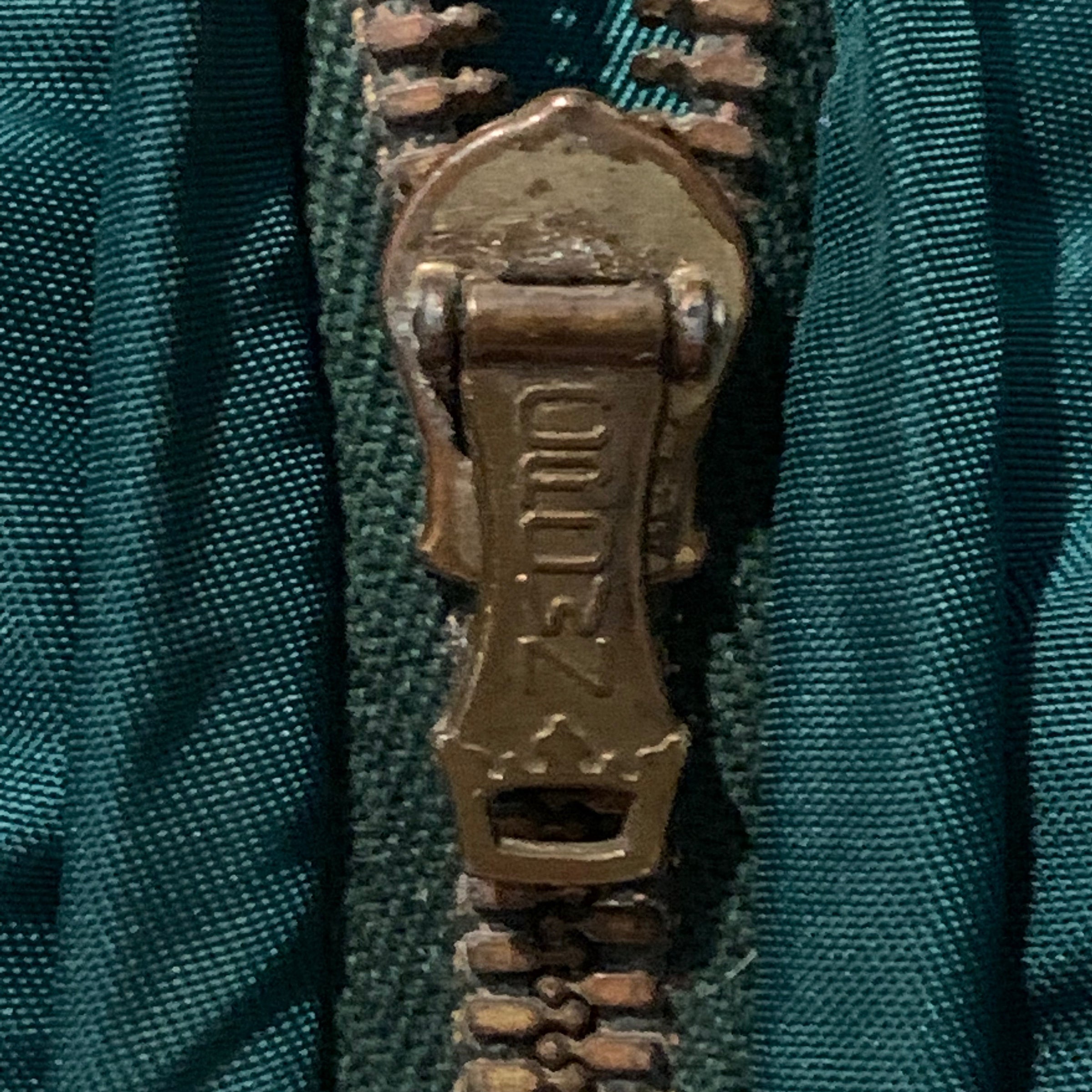 1940’s Dark Green Bantamac Weatherproof Cinched Jacket M/L