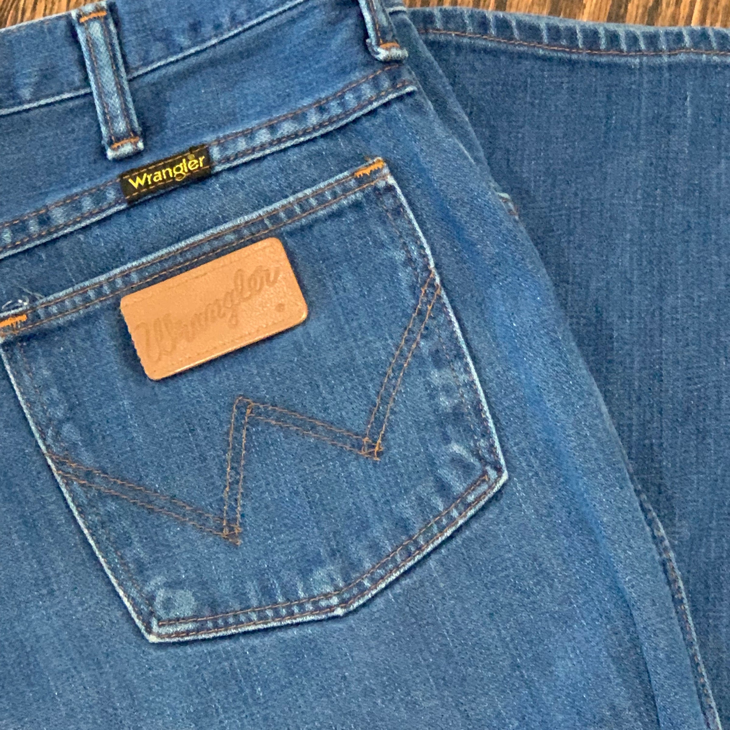 1970’s Wrangler No Fault Denim Jeans 33” Waist