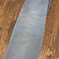 1950's/1960’s Blue Cord-Like Textured Cotton Pants 26" Waist