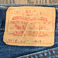 Late 1960’s Big E Selvedge Levi’s 501 Denim Jeans 27” x 29”