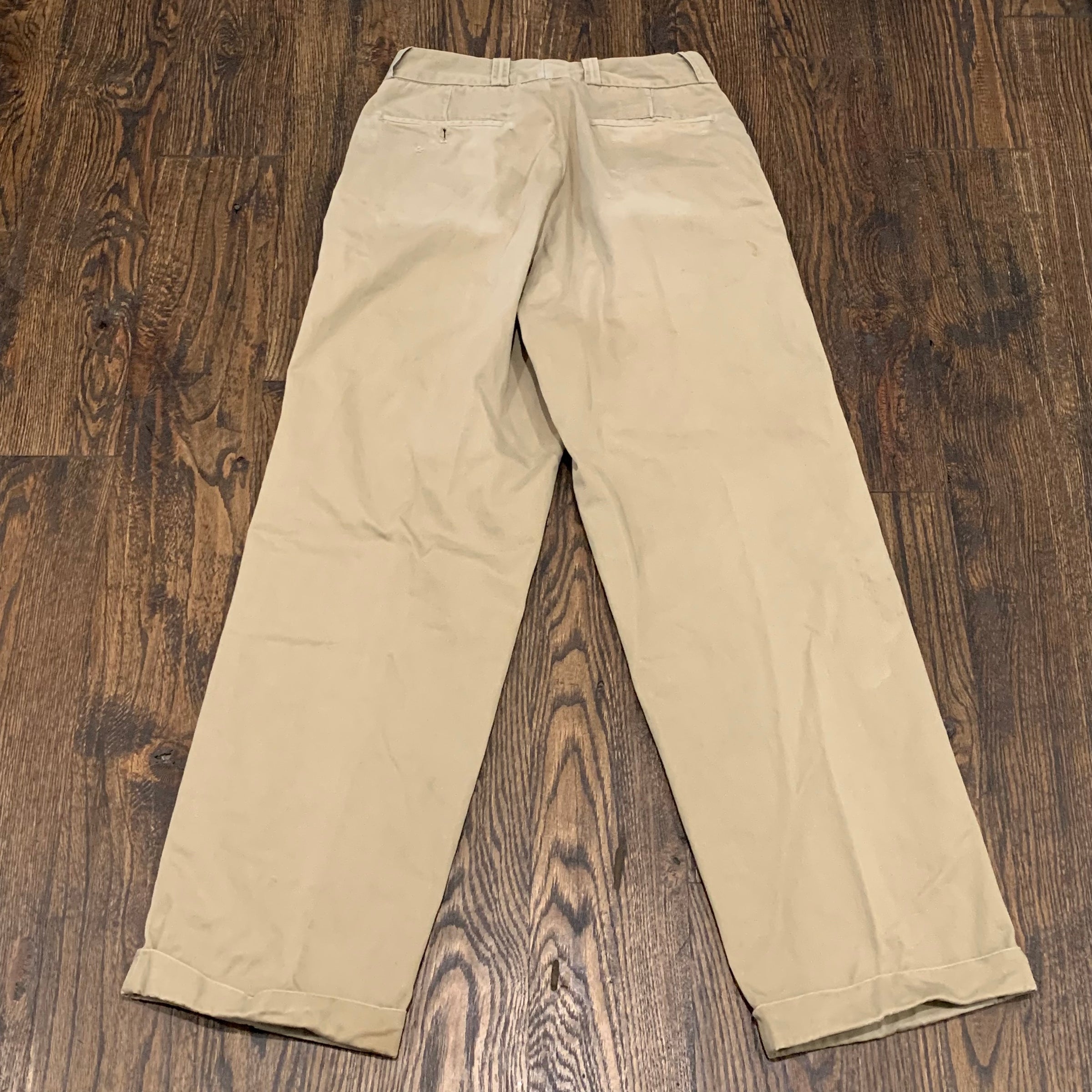 1960's/1970's Wash and Wear Brand Khaki Pants 27" Waist