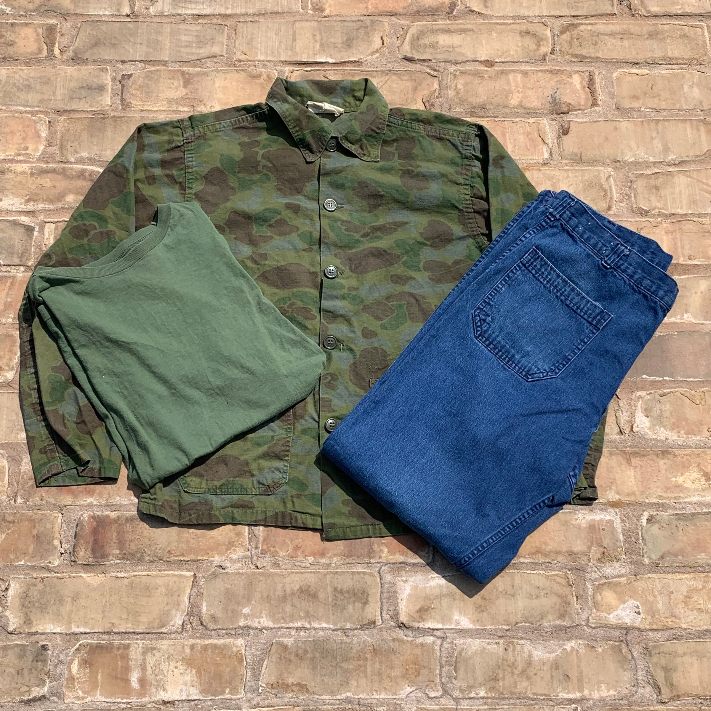 1960's Vietnam War Era Repaired Skivvy T-Shirt S/M