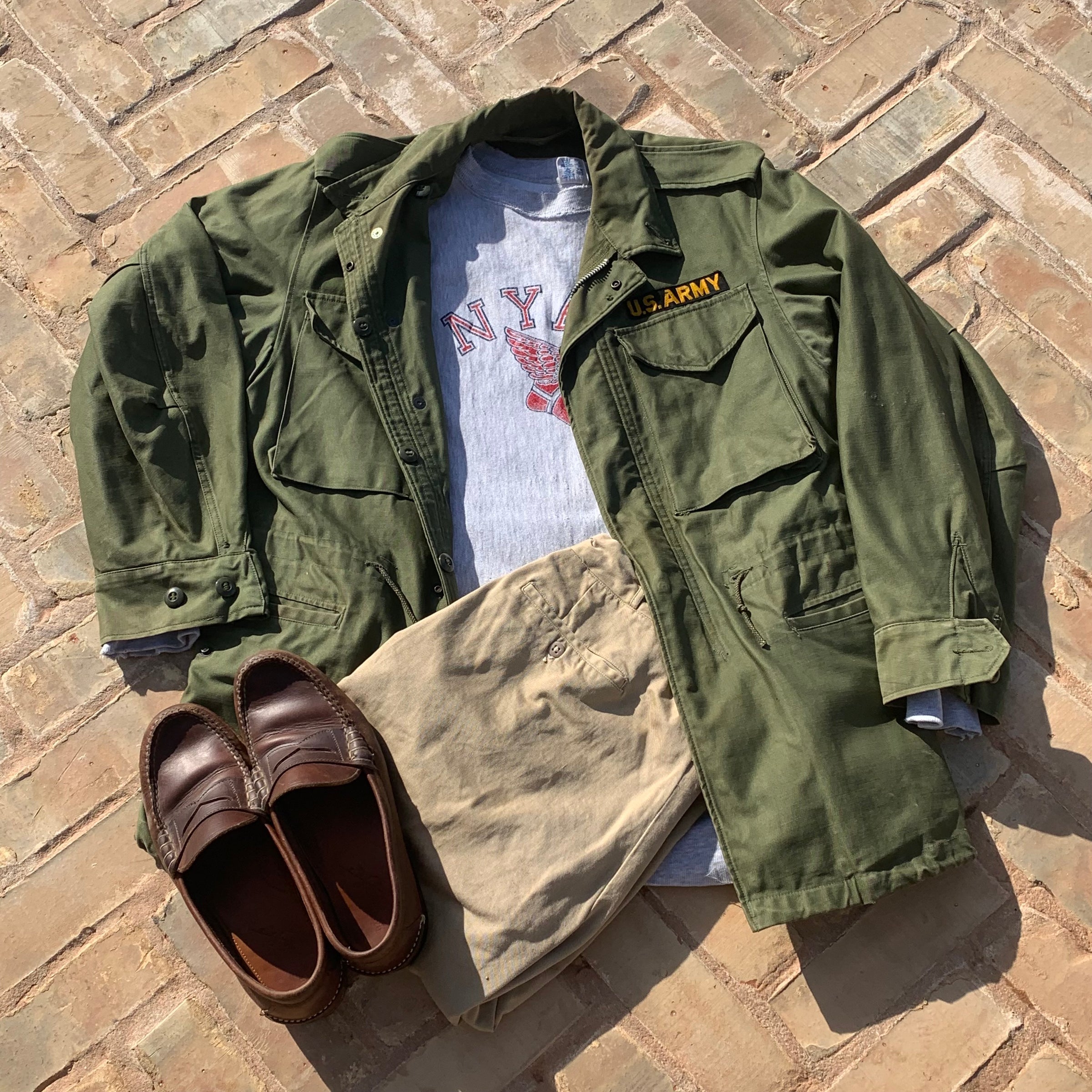 1950's Early Contract US Army Patched M-1951 Field Jacket