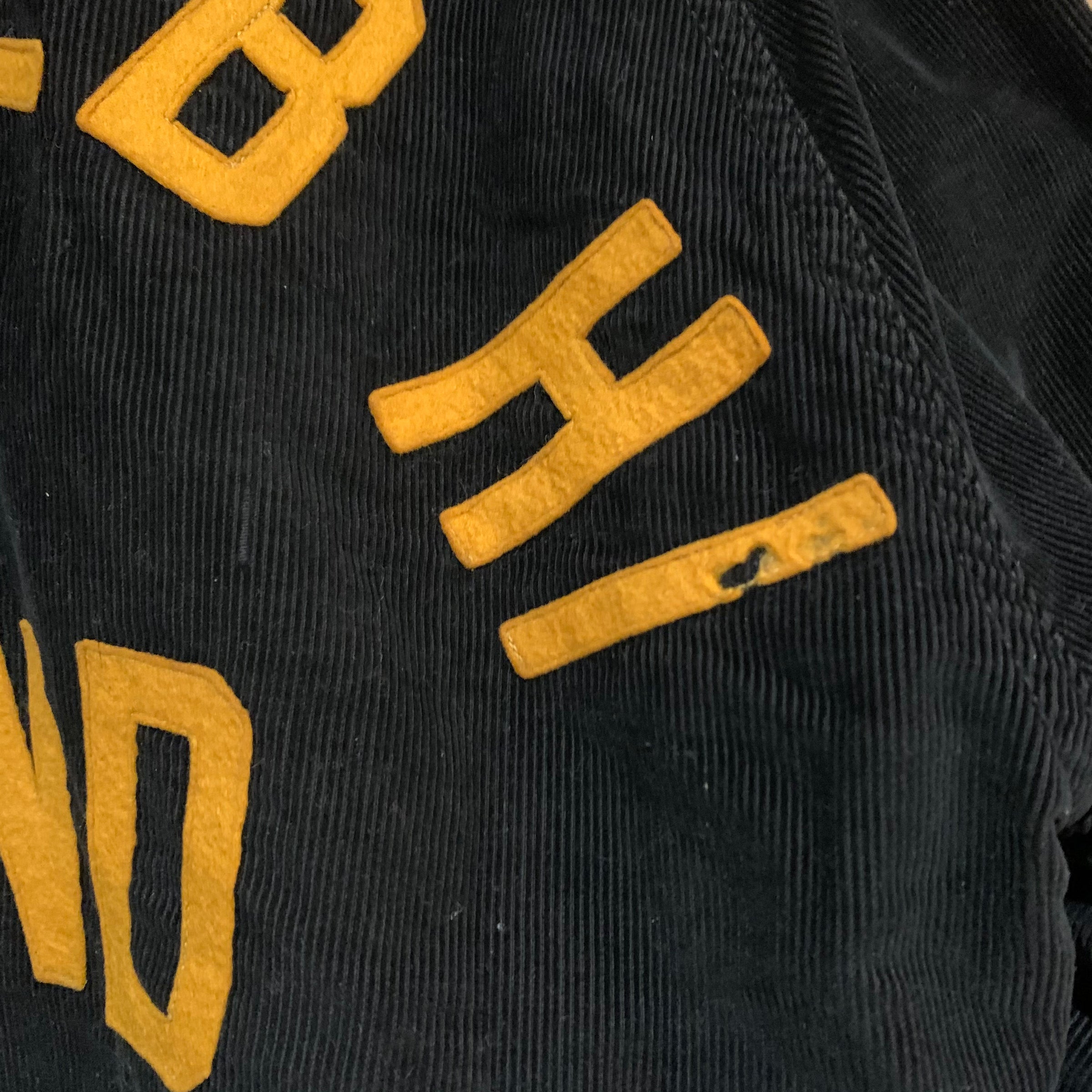 1940's Dekalb Hi Butwin Corduroy Varsity Jacket Small