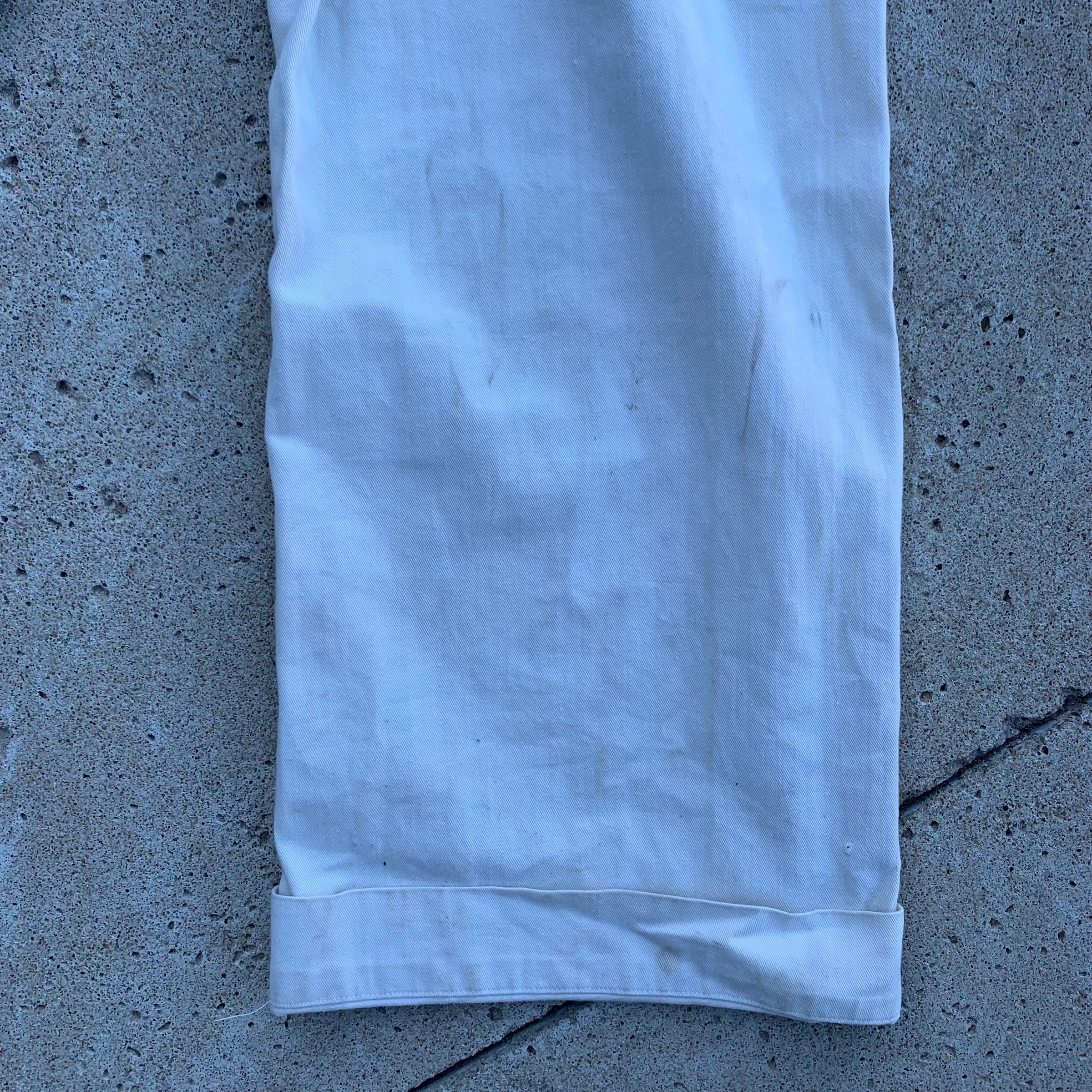 1940’s WWII Sailor Whites 32” x 30.5”