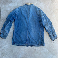 1950's Long L Lee 81-LJ Blanket Lined Denim Chore Coat 42 Regular