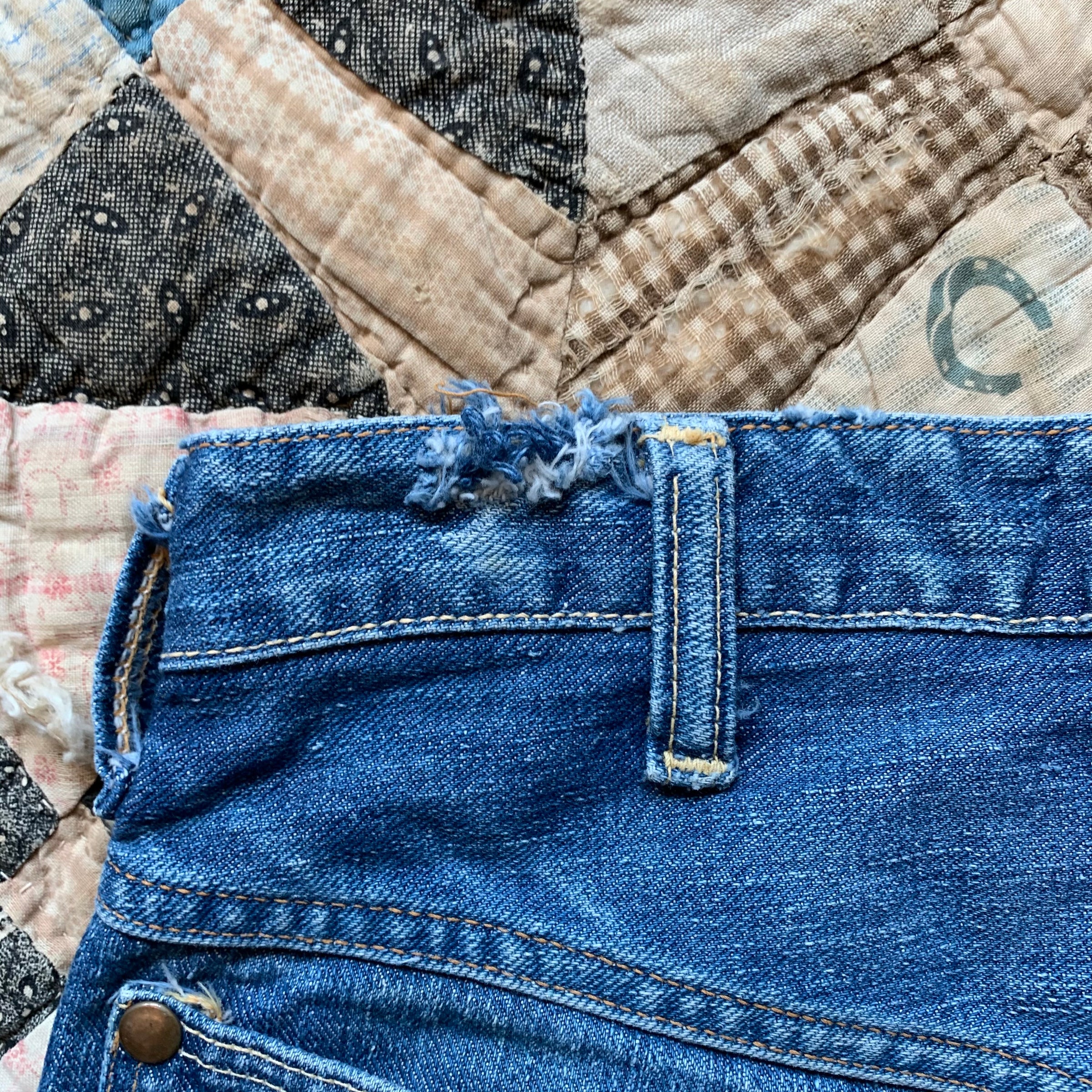 1950's Wrangler Blue Bell Sanforized Denim Jeans 26" x 29"