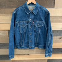 Early 1970's Levi's Type 3 Indigo Denim Jacket Large 46