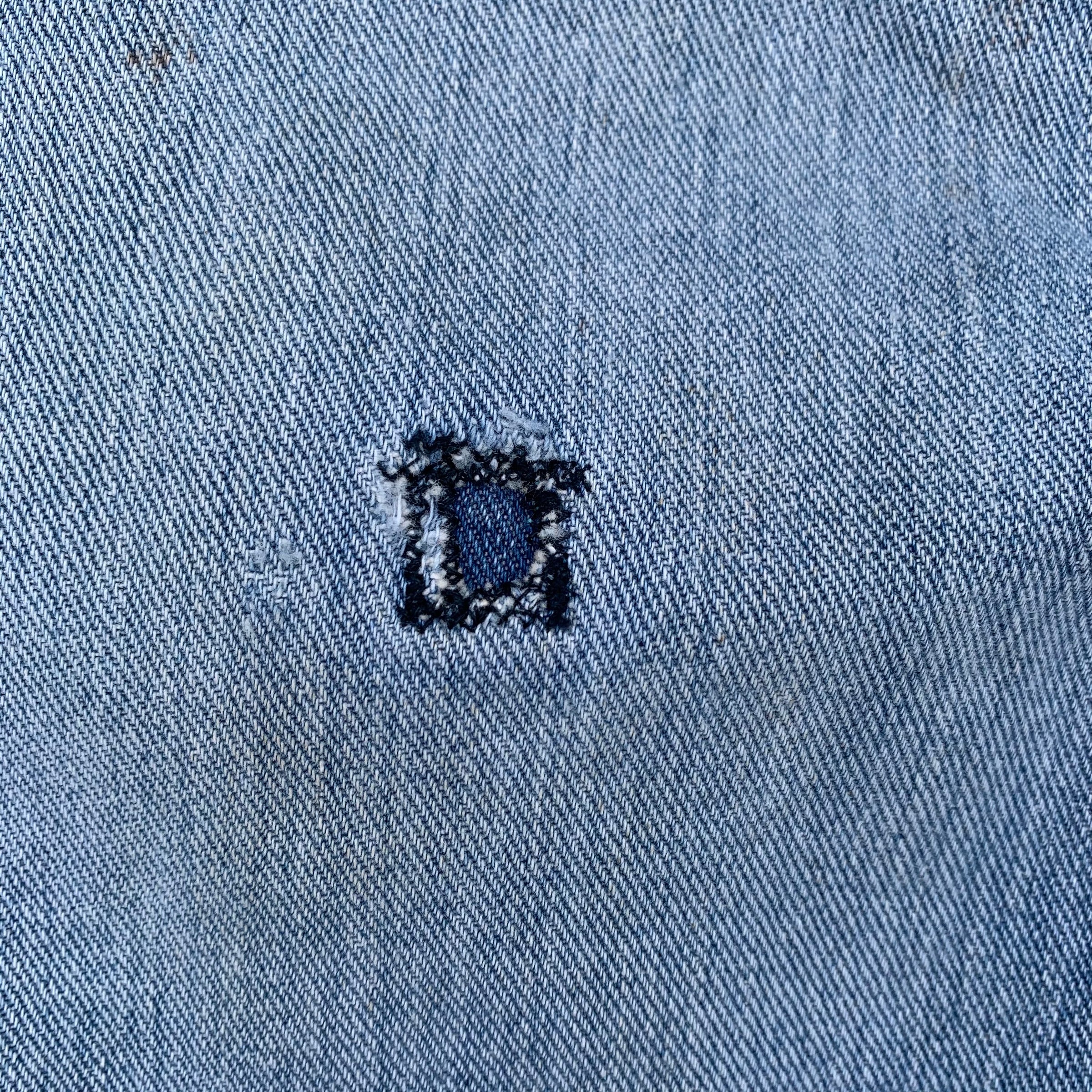 1960's Half Selvedge Button Fly Lee Riders Jeans 30.5" Waist