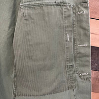 1950’s Stenciled USMC P-53 HBT Utility Shirt Jacket M/L