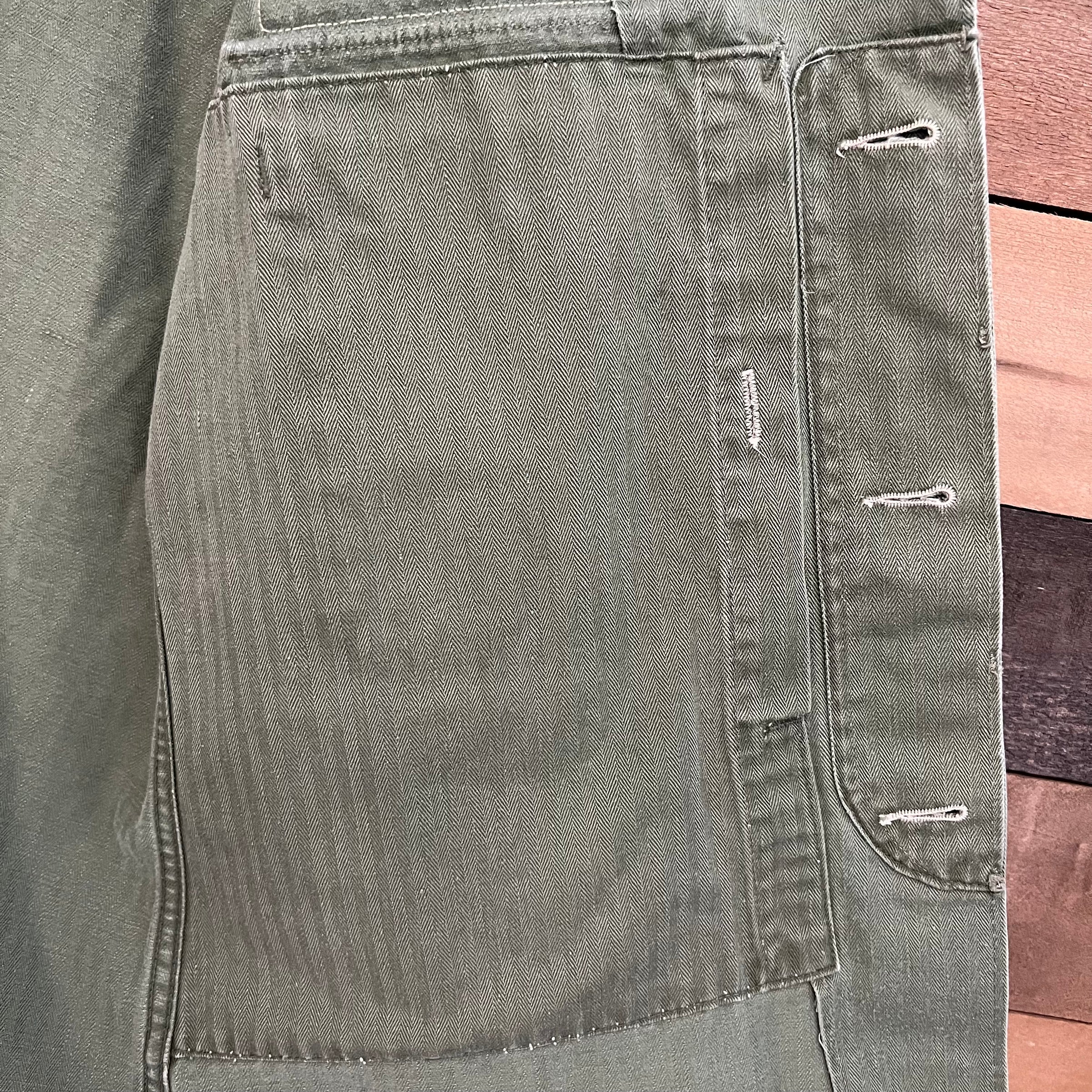 1950’s Stenciled USMC P-53 HBT Utility Shirt Jacket M/L