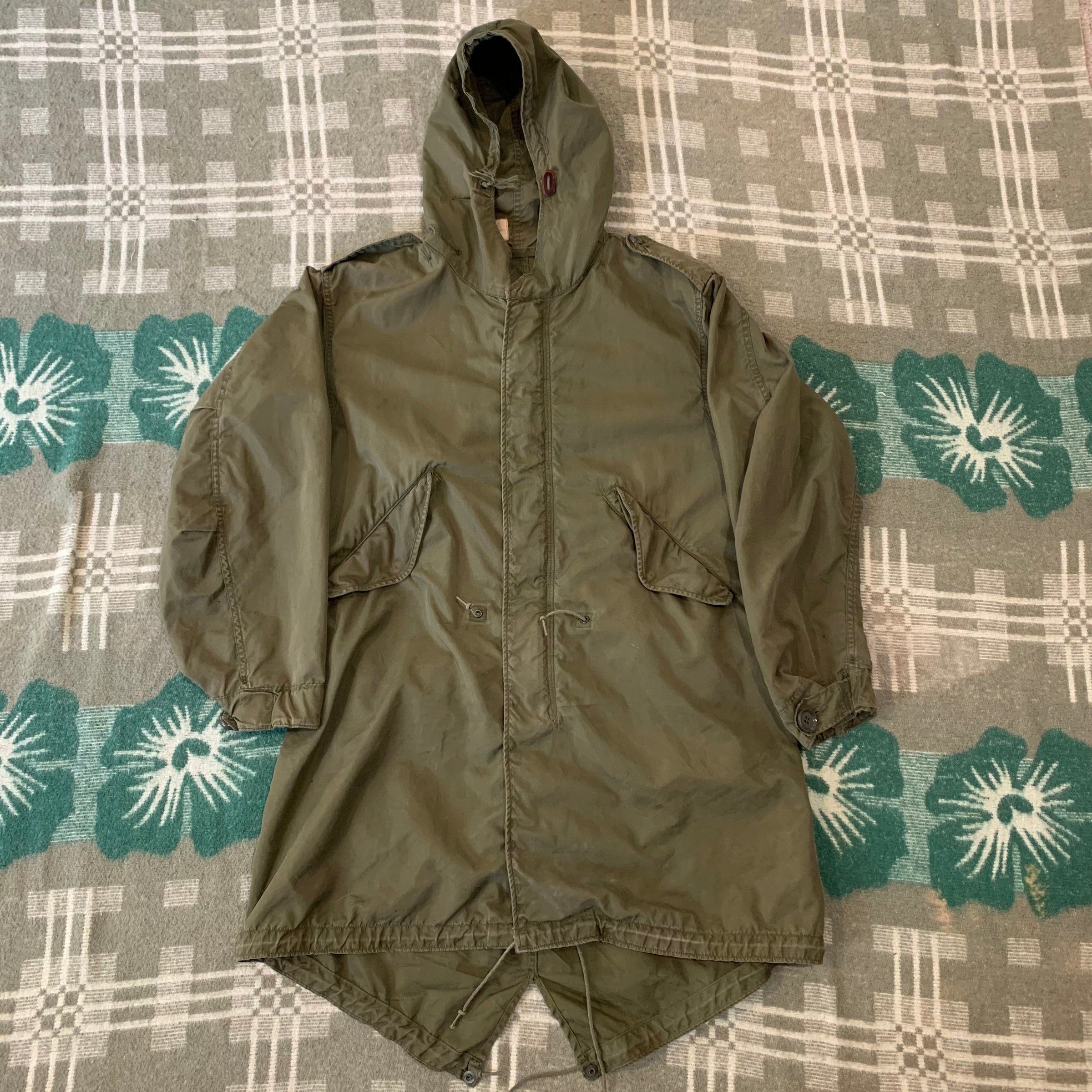 1960's Vietnam War Era M-51 Fishtail Parka Shell M/L