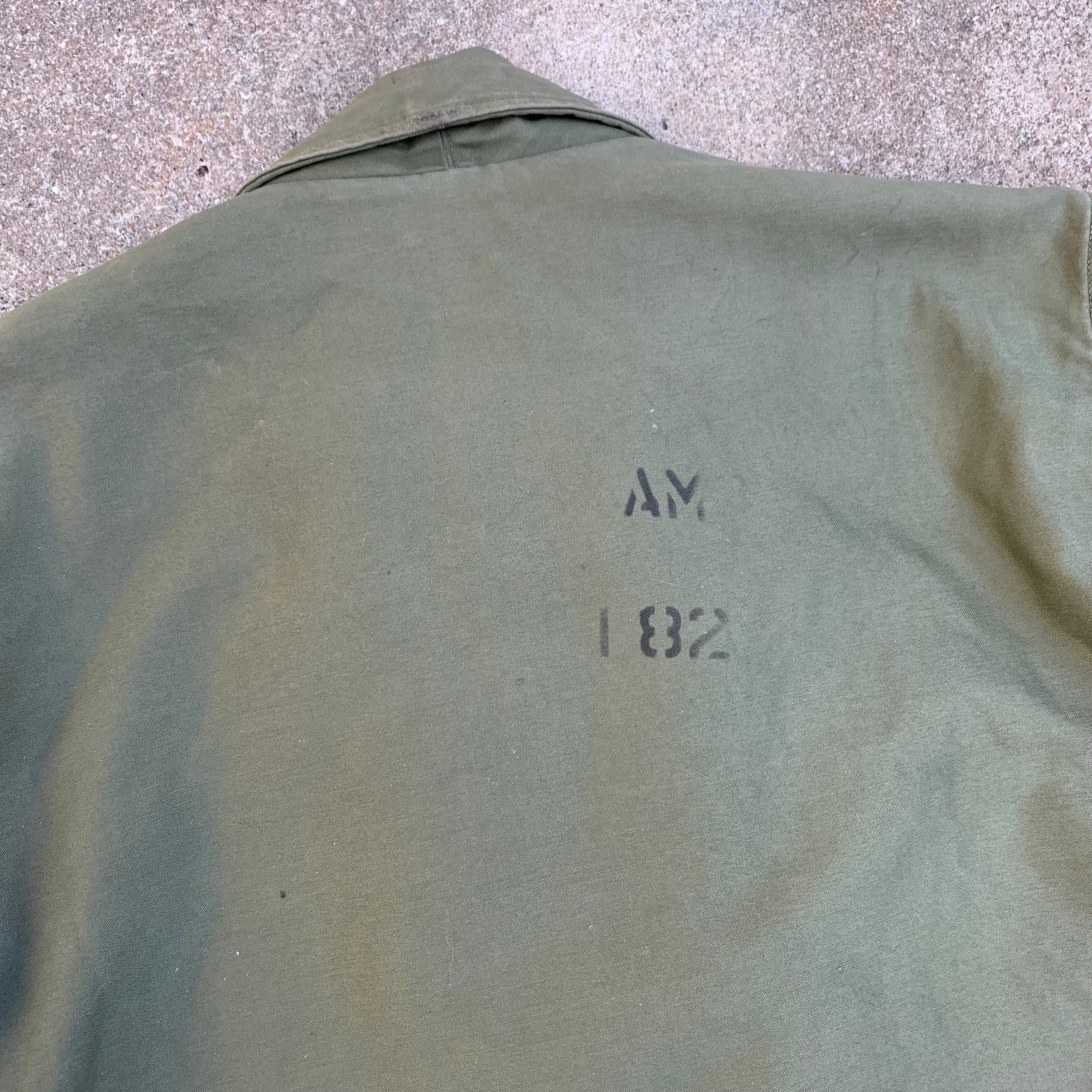 1960’s Stenciled First Pattern A-2 Deck Jacket XL