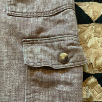 1960's/70's Wrangler Chambray Flared Bush Jeans 32" x 28.5"