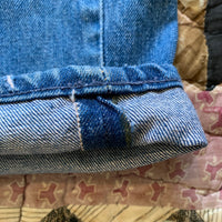 1960's Patched Distressed Denim Jeans 28" x 28"