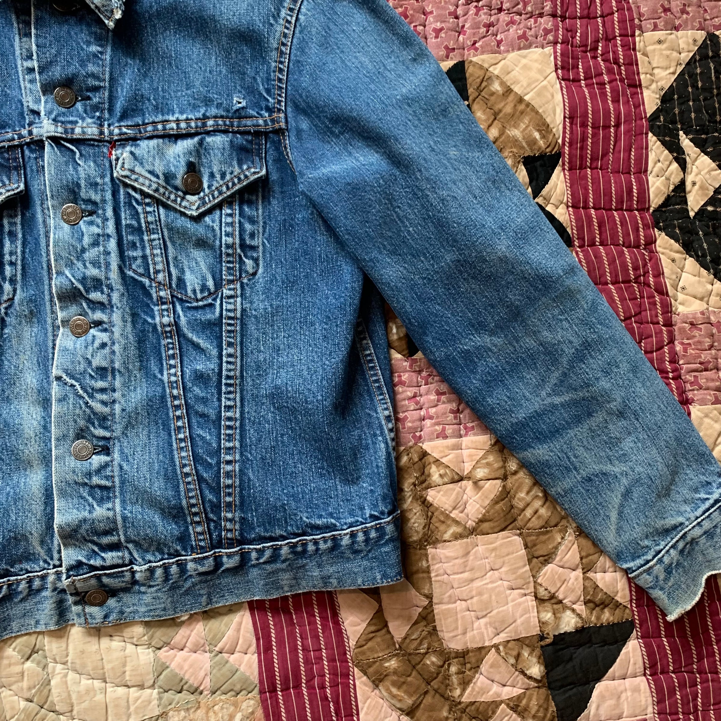 1960's Big E Levi's Type 3 Denim Jacket M/L