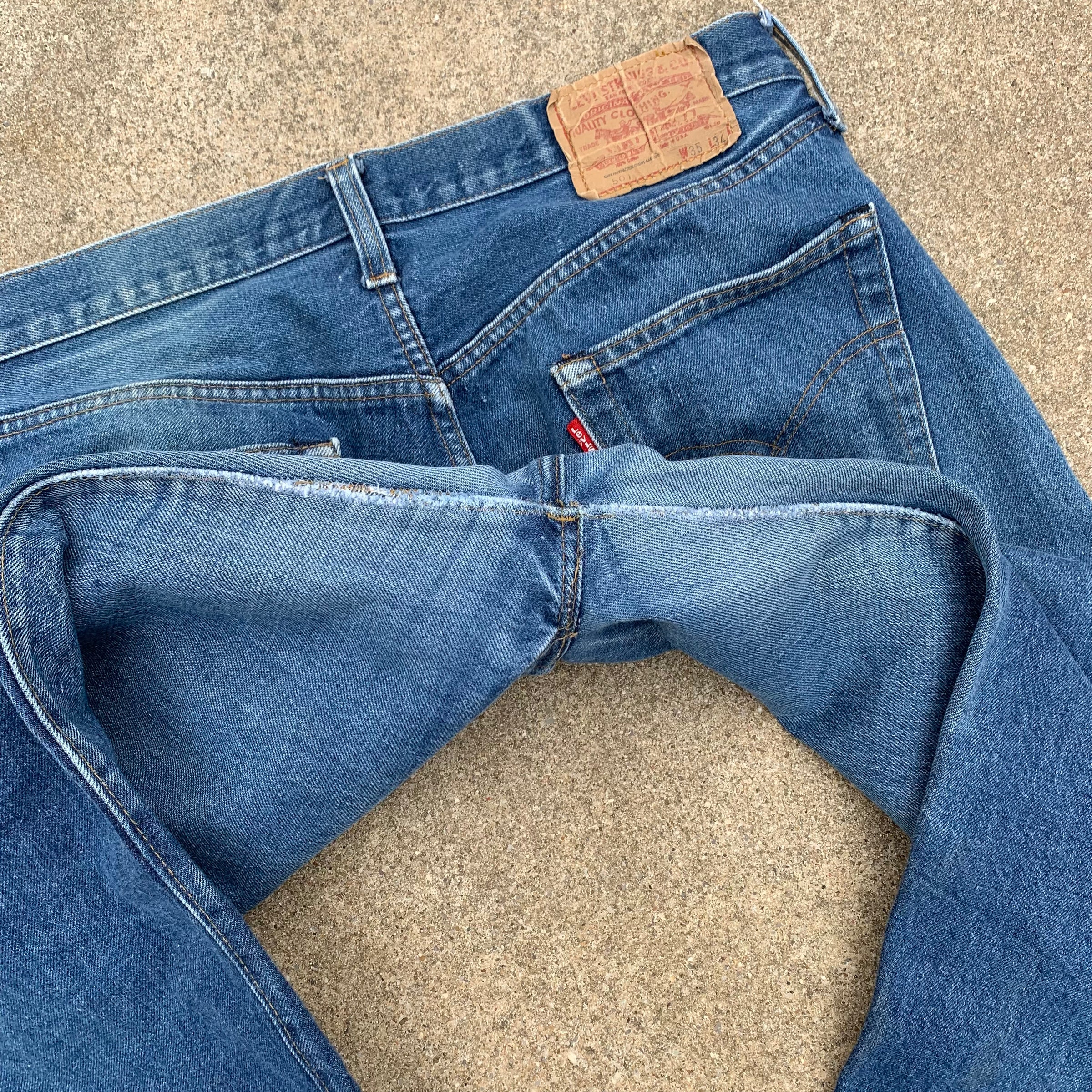 1980’s Levi’s 501 Redline Selvedge Denim Jeans 33” x 30.5”