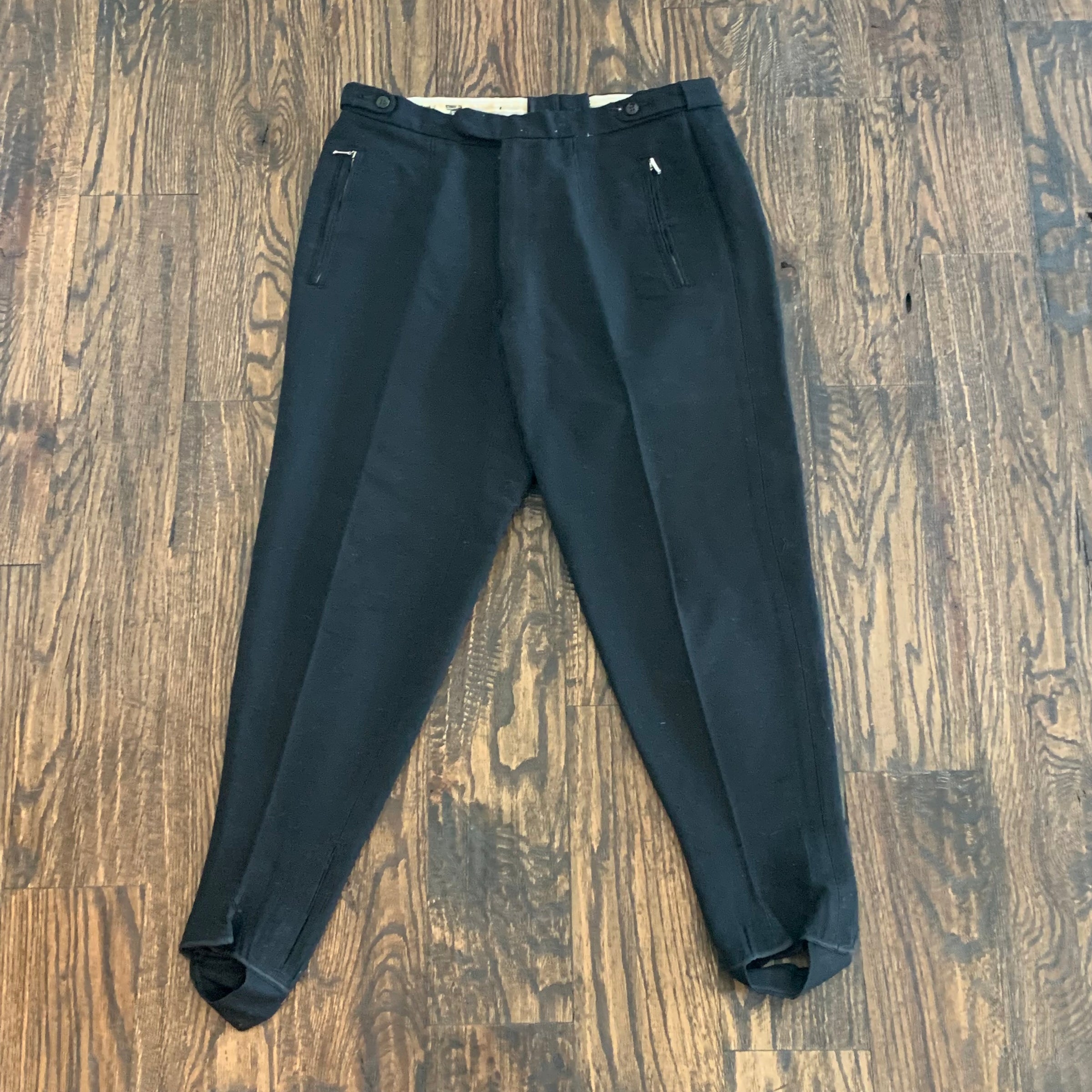 1950’s Cook's Ski Trail Japanese Made Nylon/Rayon Blend Ski Pants 32" Waist