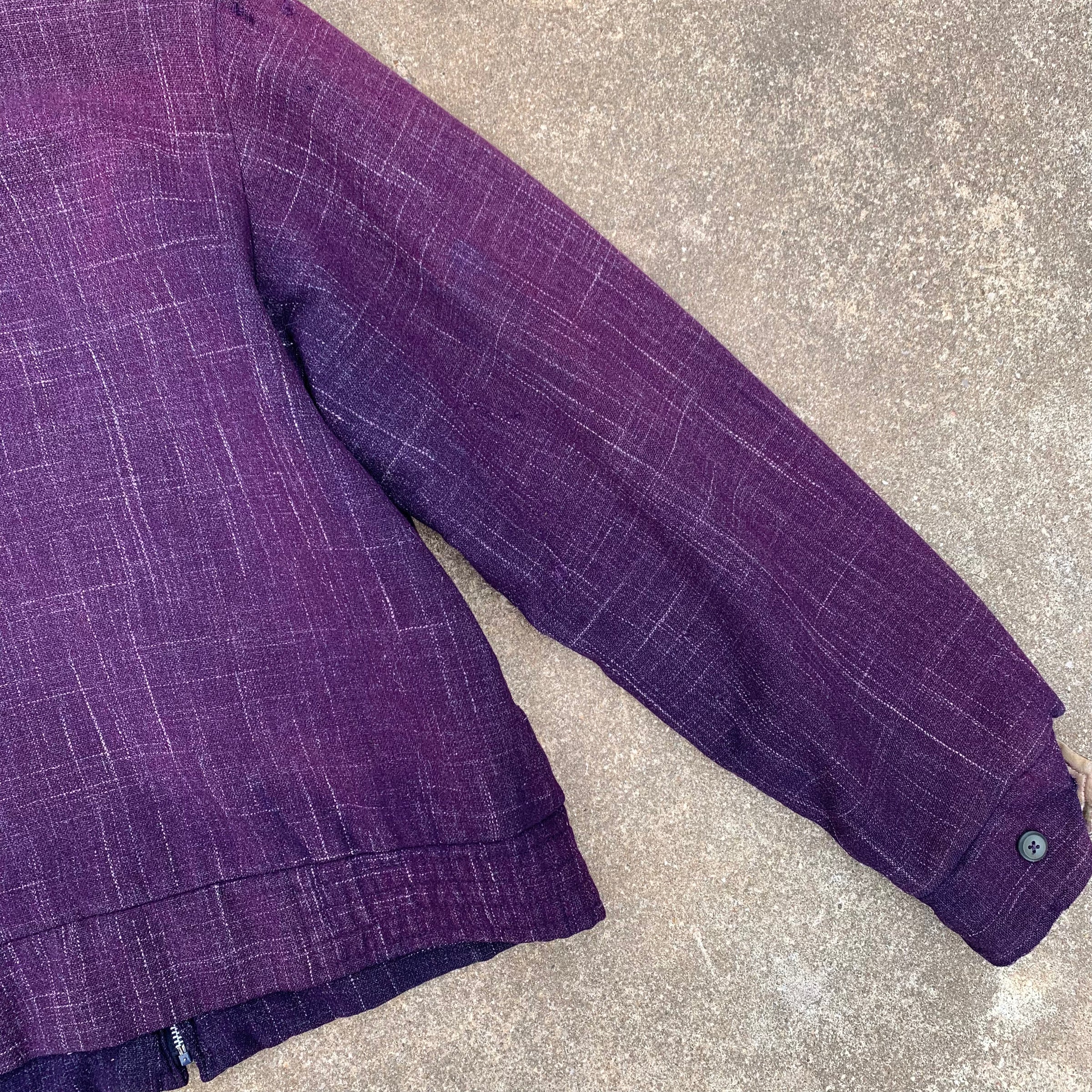 1950’s Purple Gabardine Ricky Jacket Small