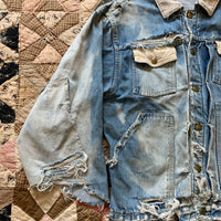 1960's Buckaroo by Big Smith Thrashed Denim Jacket Medium