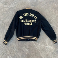 1950’s/60’s USAF French Souvenir Wool Varsity Jacket Large