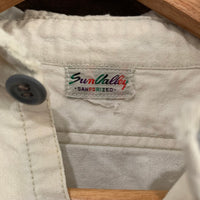 1950’s Repaired White Sun Valley Flannel M/L