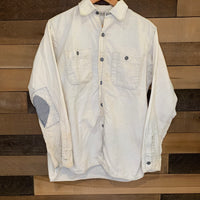 1950’s Repaired White Sun Valley Flannel M/L