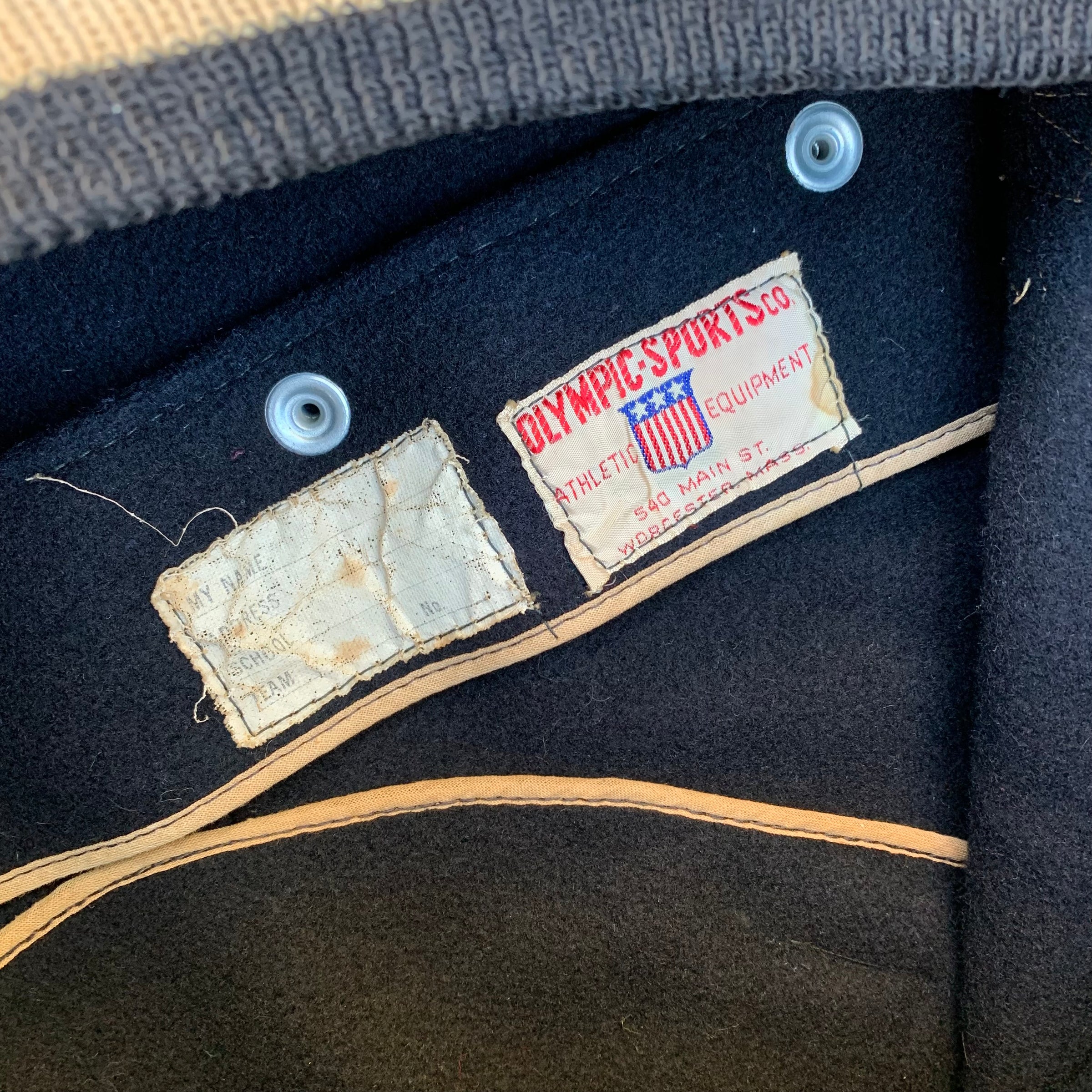 1950’s/60’s USAF French Souvenir Wool Varsity Jacket Large