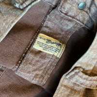 1960's/70's Wrangler Chambray Flared Bush Jeans 32" x 28.5"