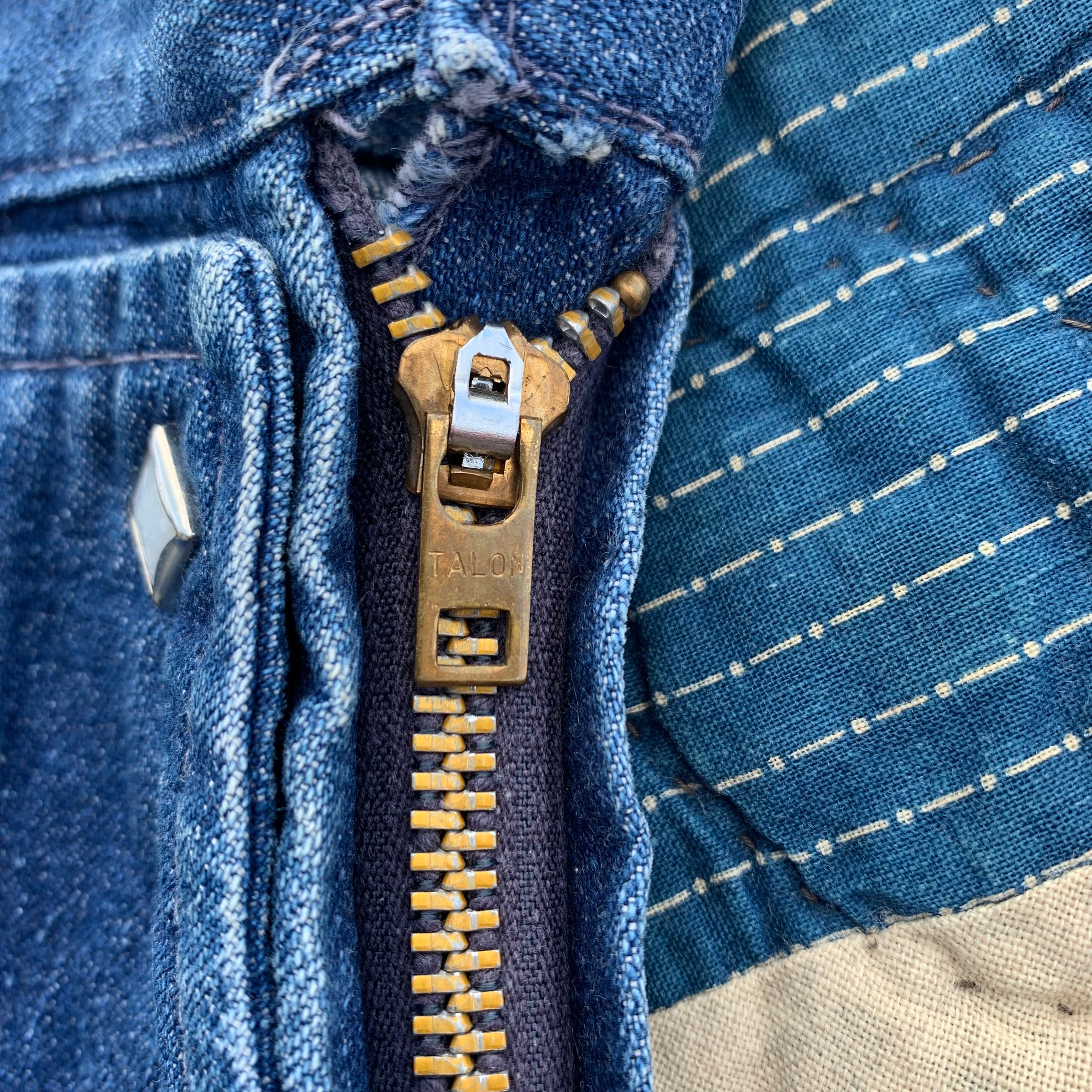1950’s Levi’s Western Wear Denim Side Zip Jeans 26"-27" x 28.5”