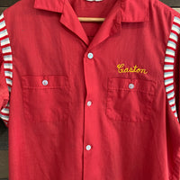 1960's Oklahoma National Guard Chainstitched Nat Nast Bowling Shirt Large