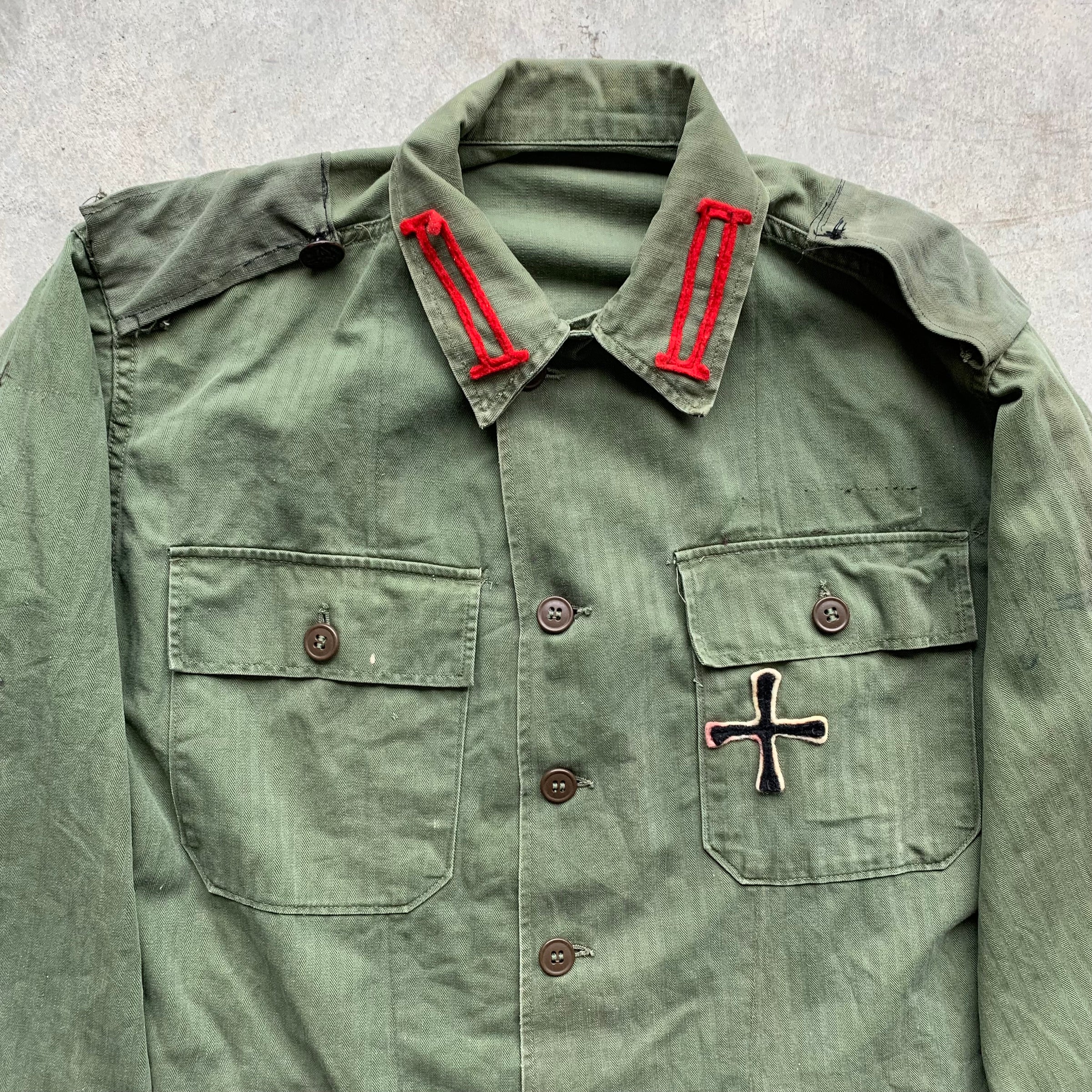 1950’s US Military HBT Shirt German Costume M/L