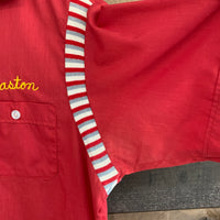 1960's Oklahoma National Guard Chainstitched Nat Nast Bowling Shirt Large