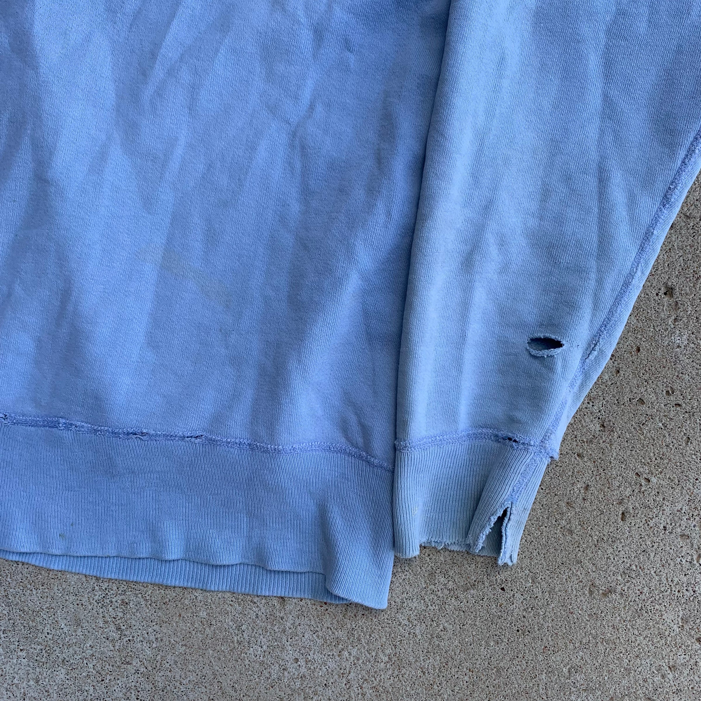 1960's Thrashed Anoka Hornets Raglan Sweatshirt Medium