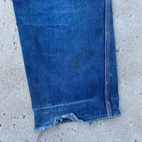 Late 40s Repaired Big Mac Jeans 35” x 29”