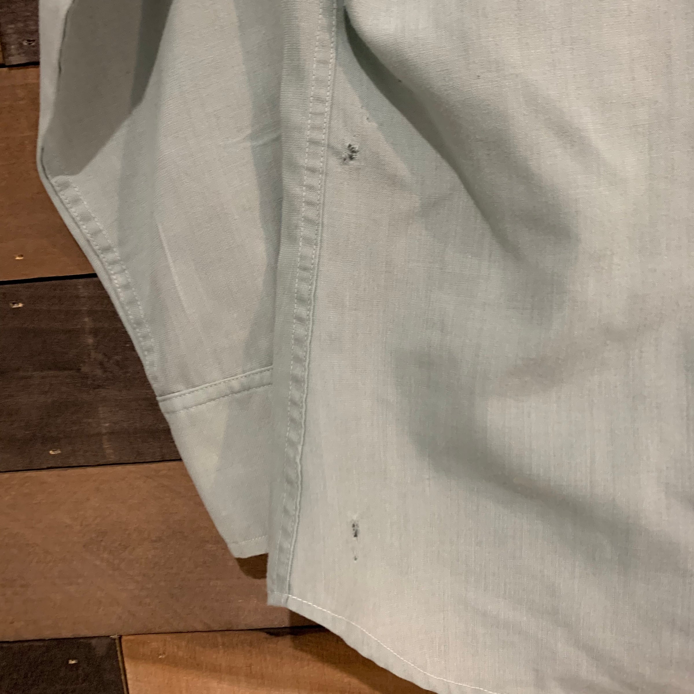 1950's Jack Frost Diamond Pearl Snap Gabardine Western Shirt M/L